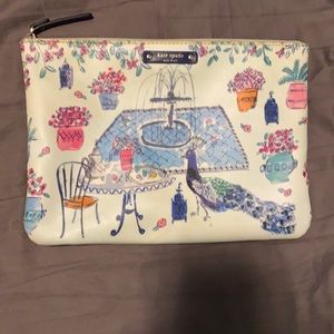 Printed Kate Spade Pouch